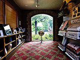 Casket and urn selection room at B.J. Meyer Sons Funeral Home