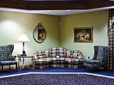 Lounge and sitting area at B.J. Meyer Sons Funeral Home, Bridgetown